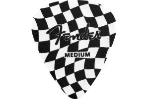 Fender 351 Celluloid Picks Checkerboard (8)