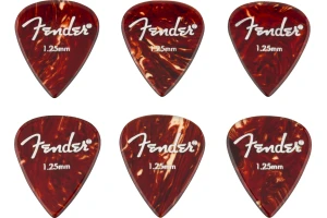 Fender Aero Acrylic Picks 6pcs 1.25mm