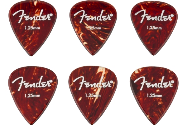 Fender Aero Acrylic Picks 6pcs 1.25mm