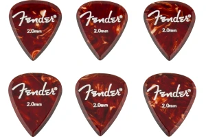 Fender Aero Acrylic Picks 6pcs 2.0mm