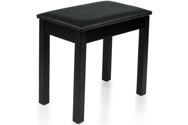 Gator Frameworks Deluxe Wooden Piano Bench Black — 3