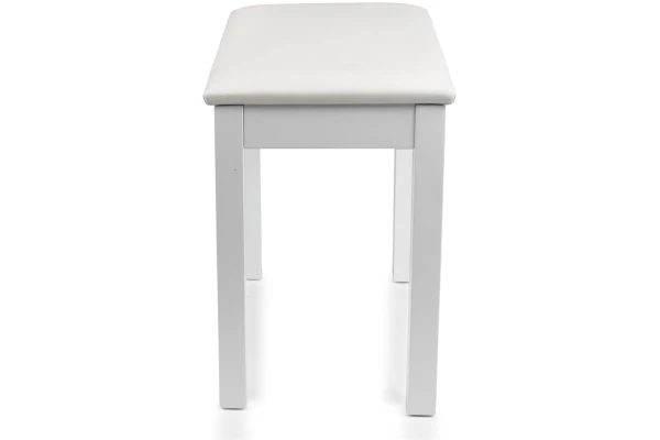 Gator Frameworks Wooden Piano Bench White — 2
