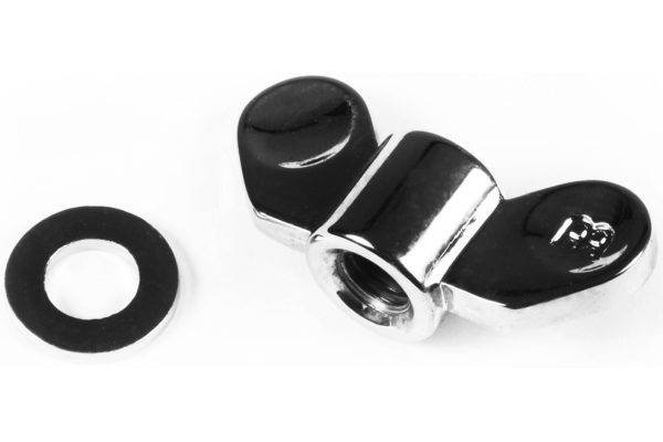 chrome wing screw - for top part of bongo stand TMB chrome wing screw - for top part of bongo stand TMB