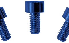 Şuruburi montare Floyd Rose Floyd Rose  FRNCSBLP - Color Stainless Steel Nut Clamping Screws (3 pcs), Blue