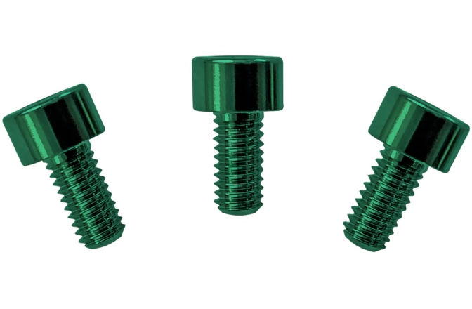 Şuruburi montare Floyd Rose Floyd Rose FRNCSGNP - Color Stainless Steel Nut Clamping Screws (3 pcs), Green