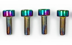 Şuruburi montare Floyd Rose Floyd Rose  FROSMSBCP - Color Stainless Steel Saddle Mounting Screws (6 pcs), Burnt Chrome