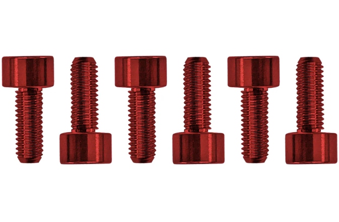 Şuruburi montare Floyd Rose Floyd Rose  FROSMSRDP - Color Stainless Steel Saddle Mounting Screws (6 pcs), Red