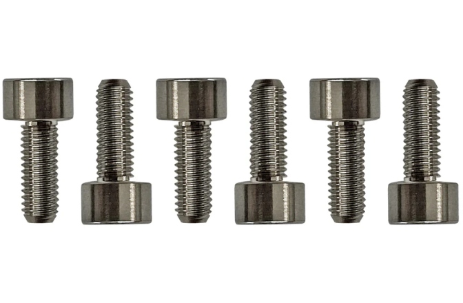 Şuruburi montare Floyd Rose Floyd Rose  FROSMSTIP - Titanium Saddle Mounting Screws (6 pcs)