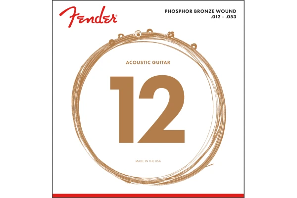 Fender Phosphor Bronze 60L 12-53 — 2