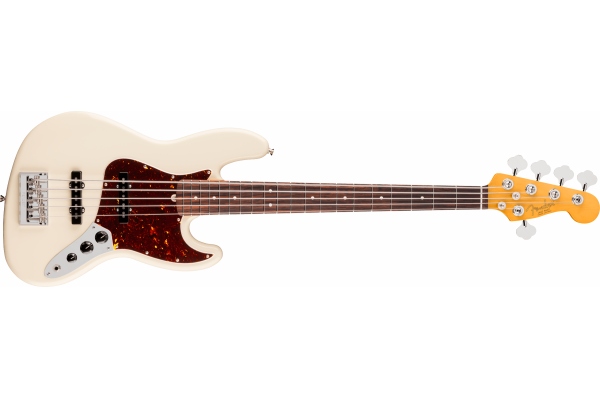 Fender American Professional Jazz Bass V Rosewood Fingerboard Olympic White