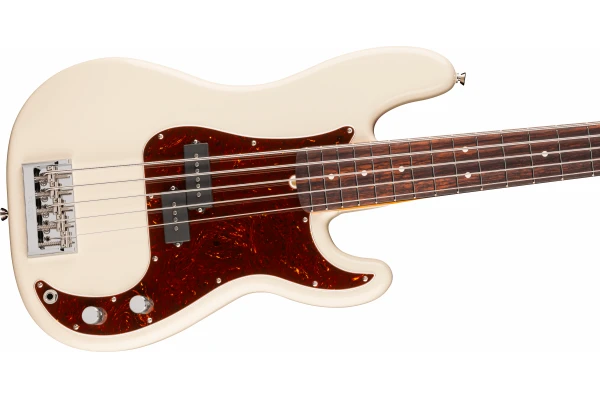 Fender American Professional Precision Bass V Rosewood Fingerboard Olympic White — 4
