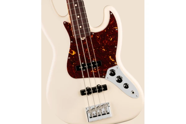 Fender American Professional Jazz Bass Rosewood Fingerboard Olympic White — 3