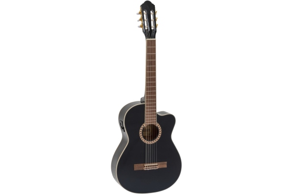 Dimavery CN-600E Classical guitar, black