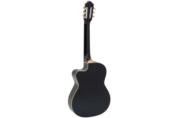 Dimavery CN-600E Classical guitar, black — 2