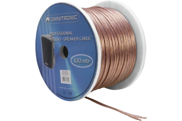 Omnitronic Speaker Cable 225 Clear — 2