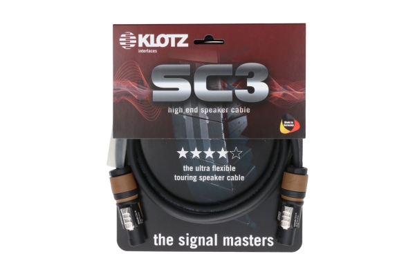 Klotz 2x 2.5 mm² speaker cable PVCspeakON 2p F/F with plastic shell (NL2FXX) - cable carrier - 10 m