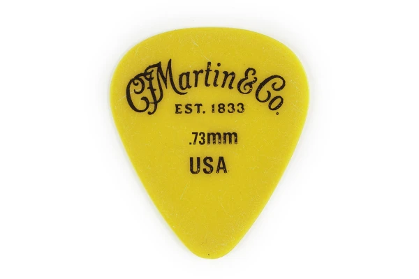 Martin Guitars Pick Pack Delrin 073 YELLOW — 2