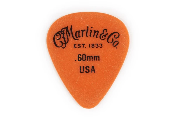 Martin Guitars Pick Pack Delrin 060 ORANGE — 2
