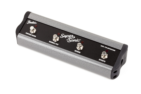 Fender 4-Button Footswitch: Amp Voicing Channel FX Loop Bypass Reverb (No Cable)