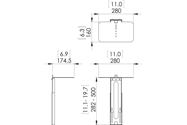 Vogels PVA5050 — 3