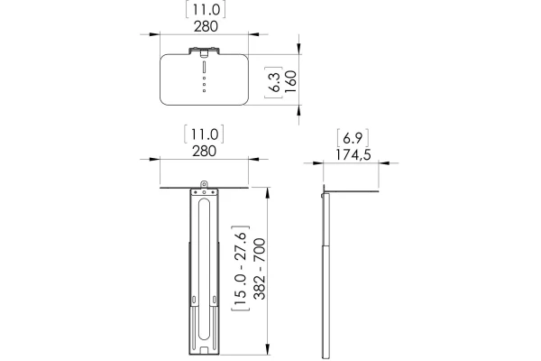 Vogels PVA5070 — 2